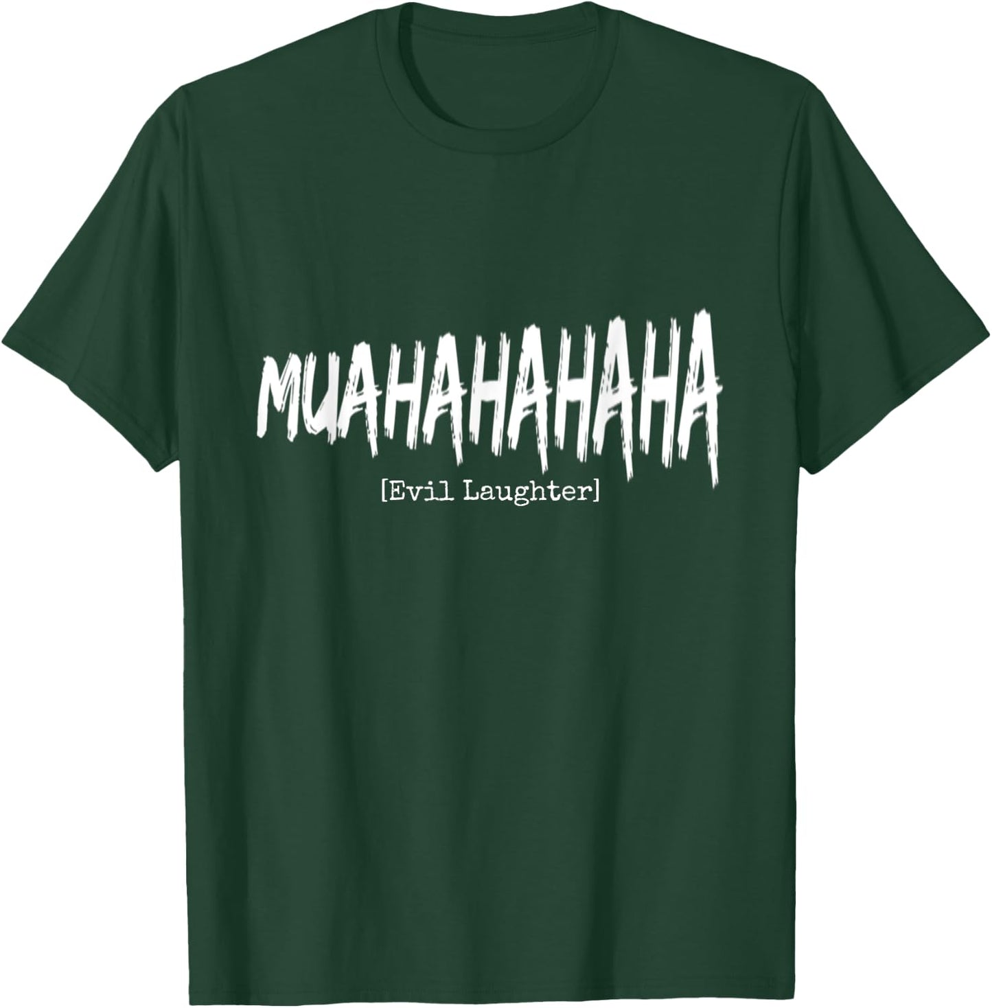 Halloween B-Movie Villain Creepy Evil Laughter T-Shirt - T-Shirt | Forest