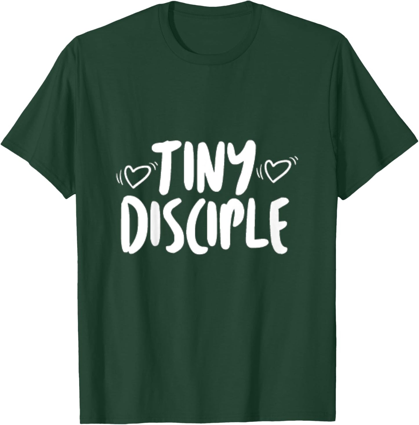 Kids Tiny Disciple Faith Based Christian Children Gift T-Shirt - T-Shirt | Forest