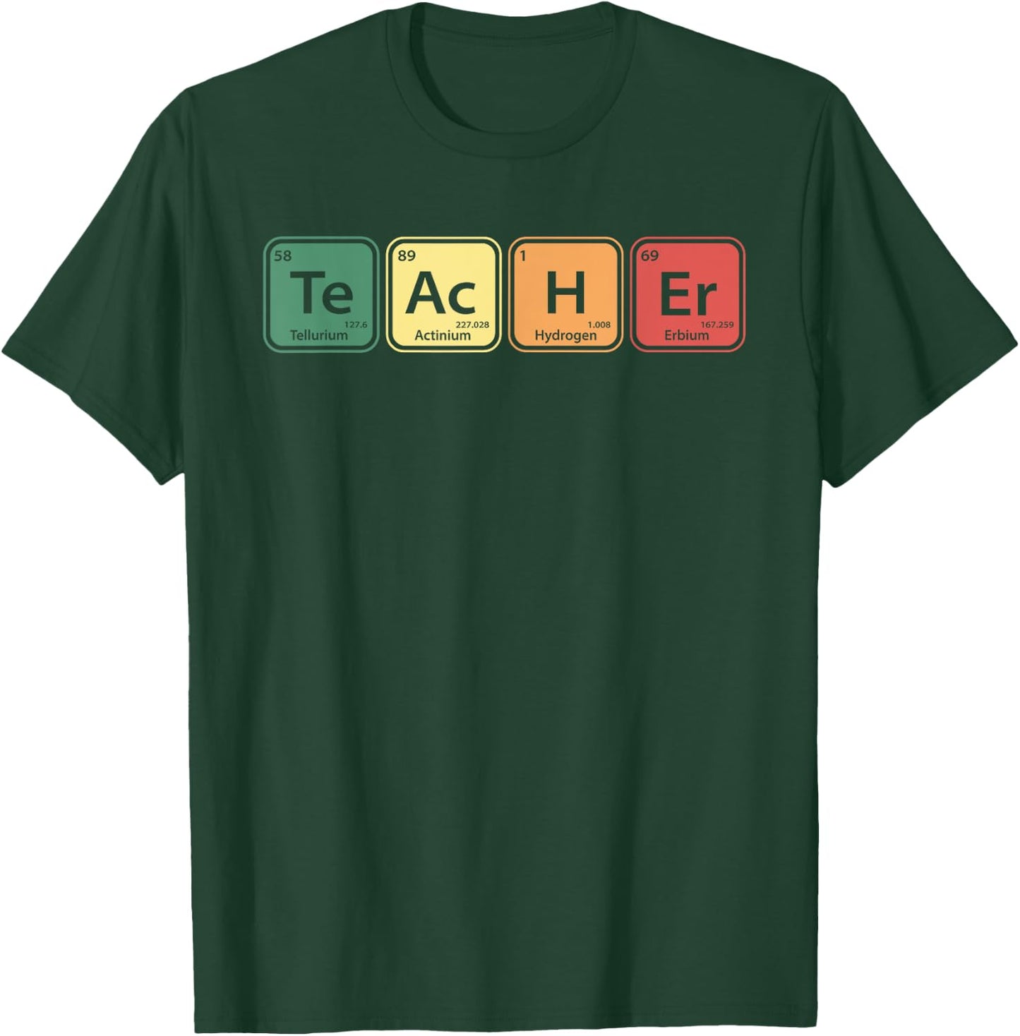 Chemistry Teacher Element Symbols Periodic Table Chemist T-Shirt - T-Shirt | Forest