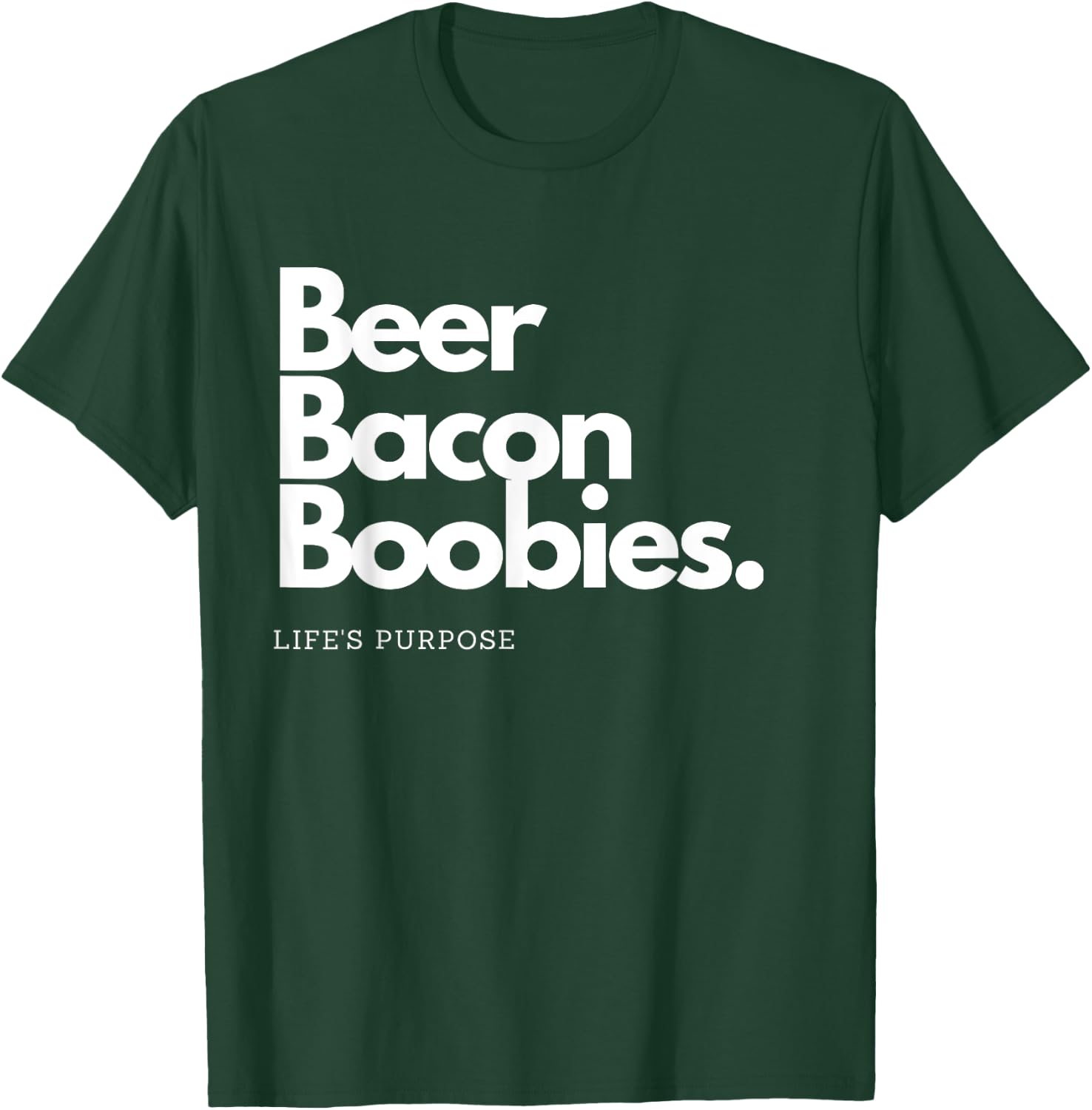 Beer Bacon Boobies T-Shirt - T-Shirt | Forest