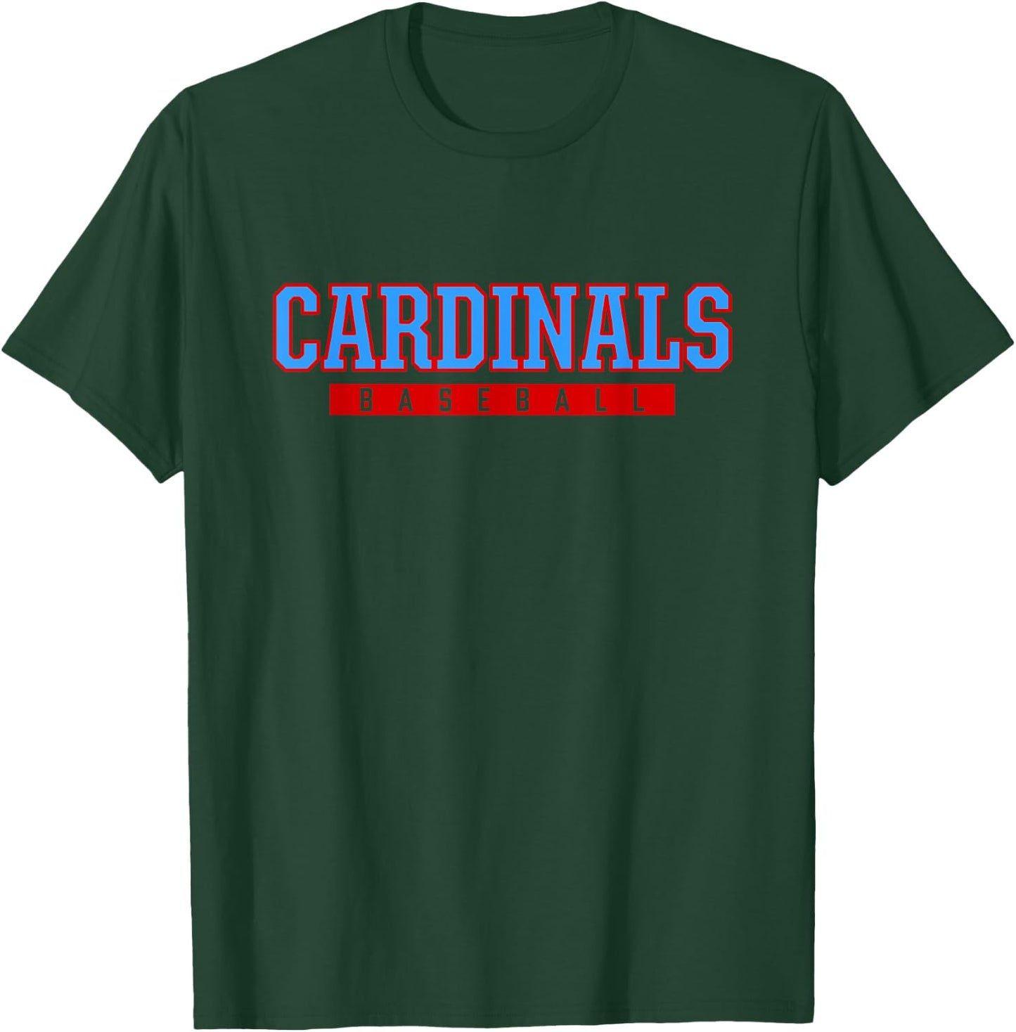Collinsville Cardinals Baseball T-Shirt - T-Shirt | Forest