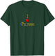 I Love Heart Purses Graphic Cute Designer Handbag Lover Gift T-Shirt - T-Shirt | Forest