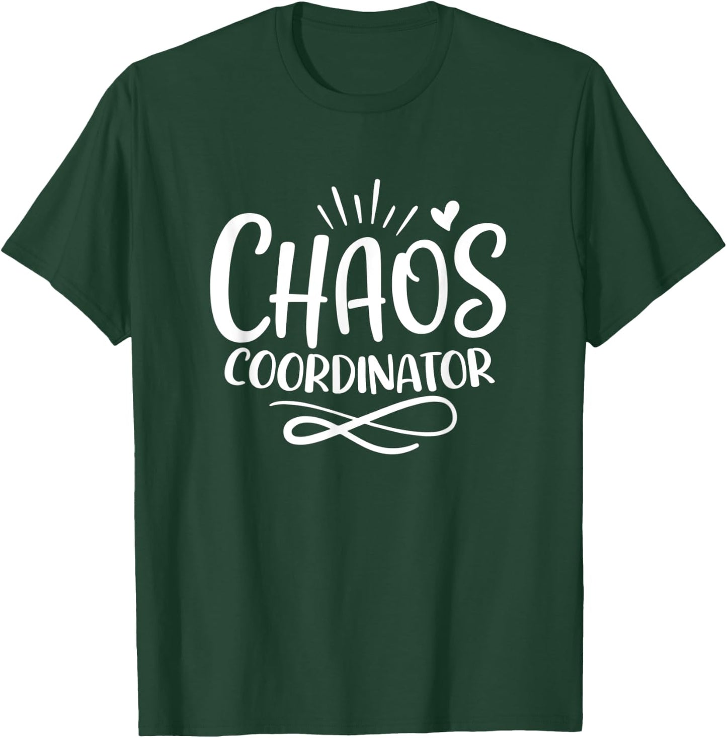 Chaos Coordinator Mom & Daughter Son Mommy & Me Matching T-Shirt - T-Shirt | Forest