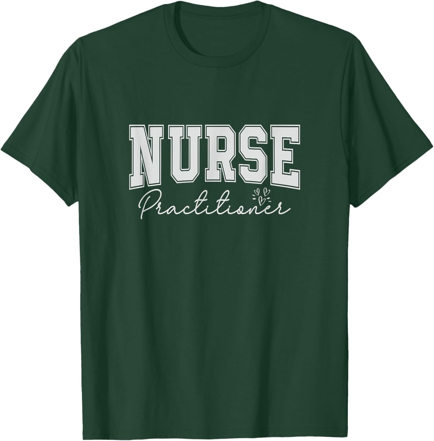 Vintage Family Nurse Practitioner NP Nursing Day Nurse Week T-Shirt - T-Shirt | Forest