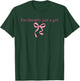 I'm Literally Just A Girl Sad Hamster Meme With Pink Ribbon T-Shirt - T-Shirt | Forest