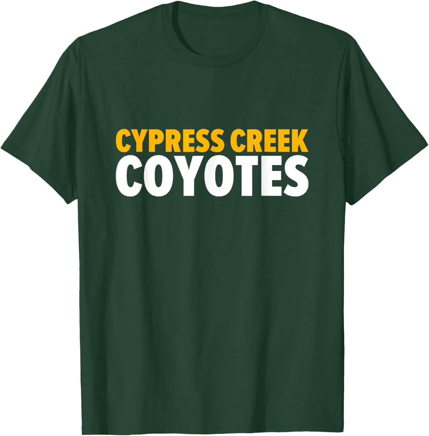 Cypress Creek Coyotes Bold T-Shirt - T-Shirt | Forest