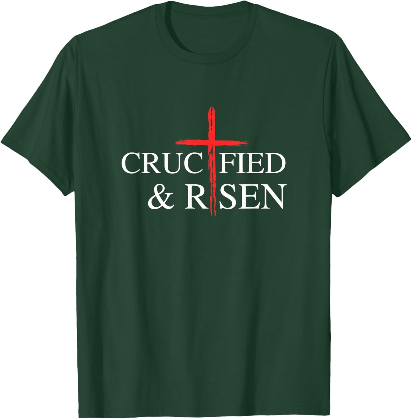 Christian Cross John 3:16 Bible T-Shirt - T-Shirt | Forest
