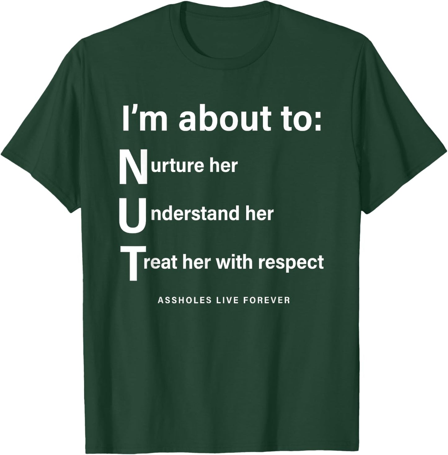 I’m About To NUT Assholes Live Forever T-Shirt - T-Shirt | Forest