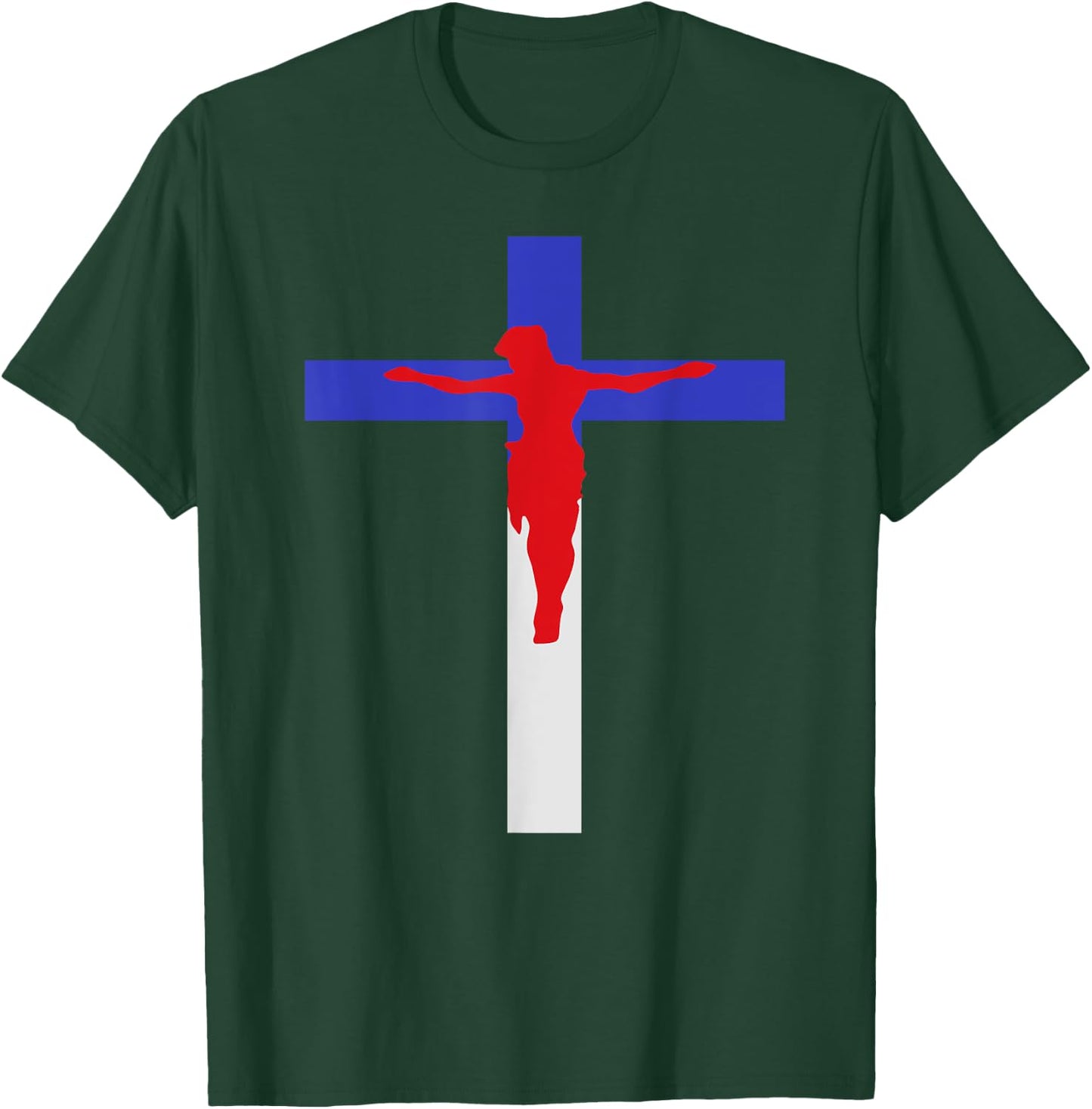 America Covered by Jesus T-Shirt - T-Shirt | Forest