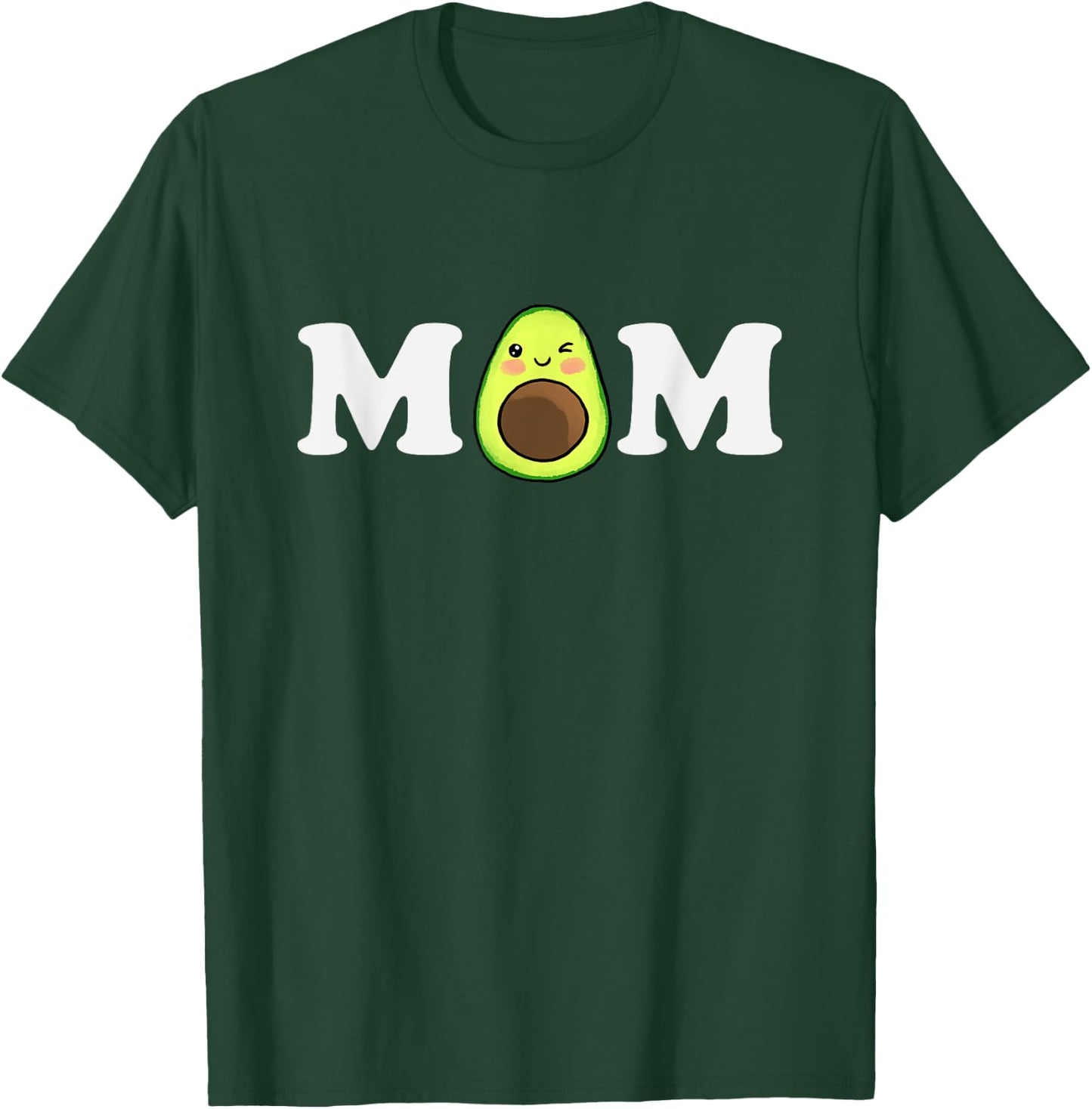 Funny Avocado Mom Guacamole Cinco De Mayo Vegan Fruit Lovers T-Shirt - T-Shirt | Forest