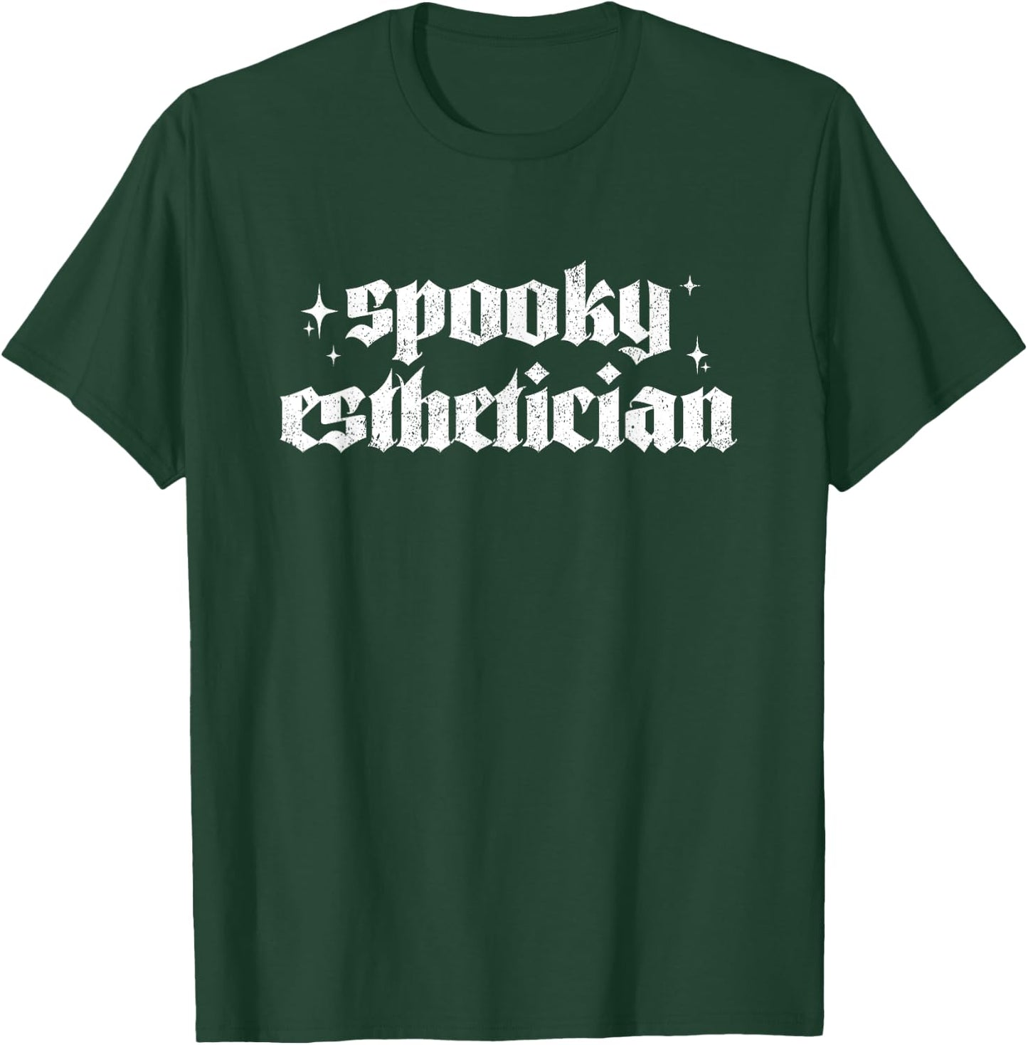 Vintage Spooky Esthetician Halloween Esthetician T-Shirt - T-Shirt | Forest