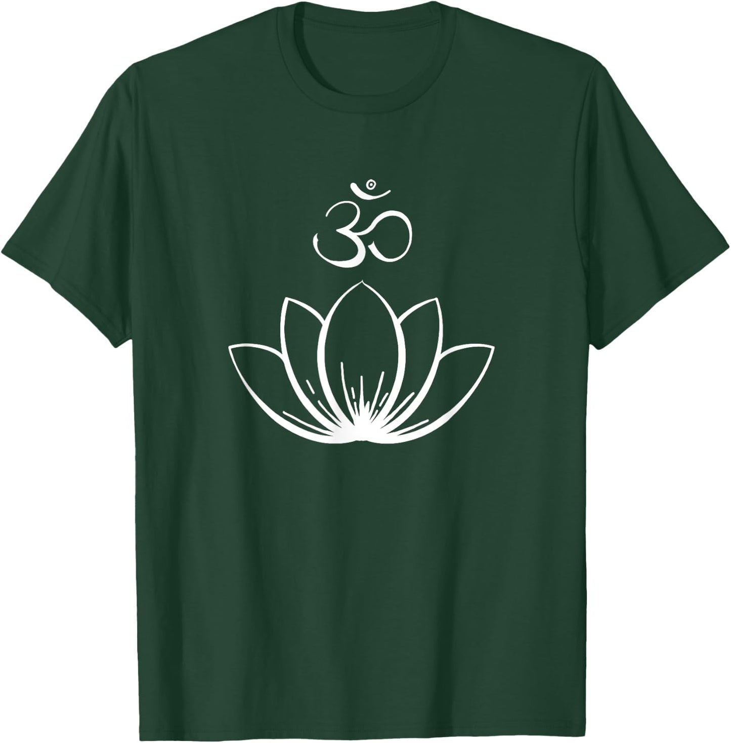 Lotus Ohm. Om Mandala T-Shirt - T-Shirt | Forest