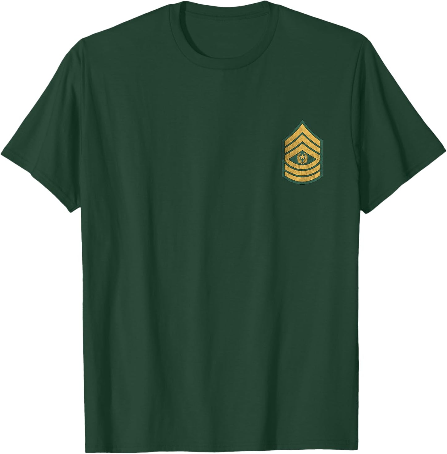 E-9 CSM Command Sergeant Major Rank Insignia Military Papa T-Shirt - T-Shirt | Forest