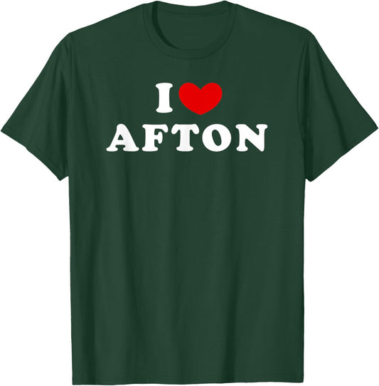 I Love Afton, I Love Afton T-Shirt - T-Shirt | Forest