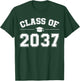 Class of 2037 Grow With Me First Day of School Graduation T-Shirt - T-Shirt | Forest