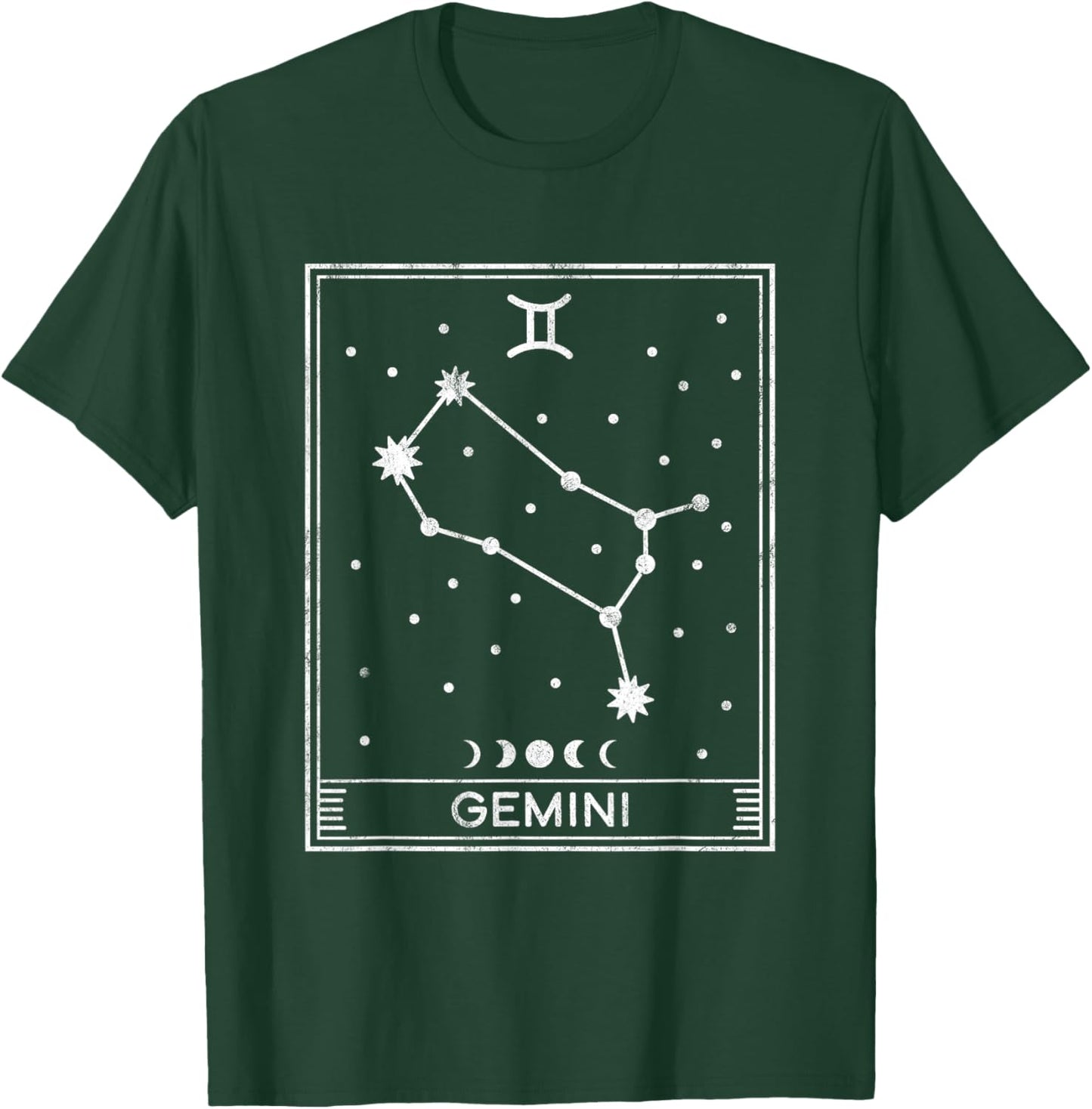 Gemini Star Sign T-Shirt - T-Shirt | Forest