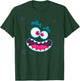 Cute Monster Face Emotion Halloween Costume Gift T-Shirt - T-Shirt | Forest