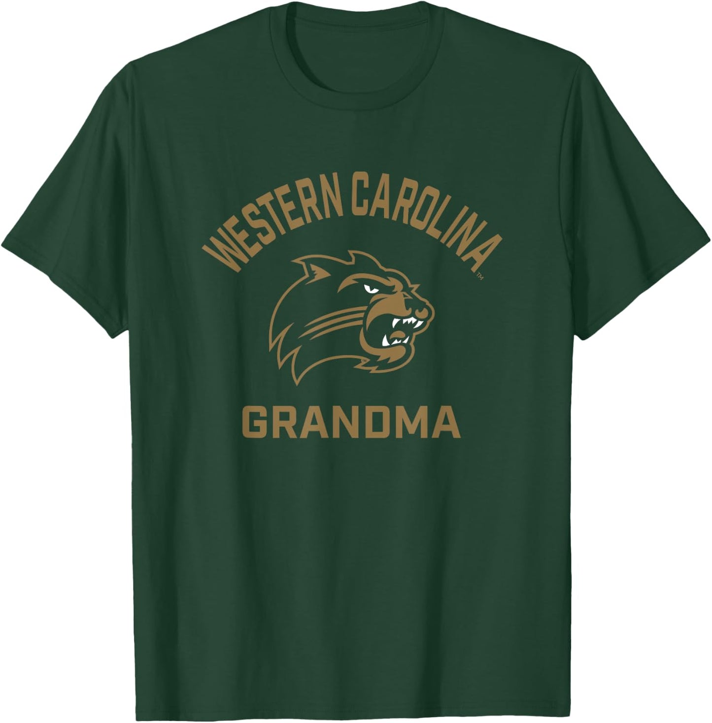 Western Carolina University Catamounts Arched Grandma T-Shirt - T-Shirt | Forest
