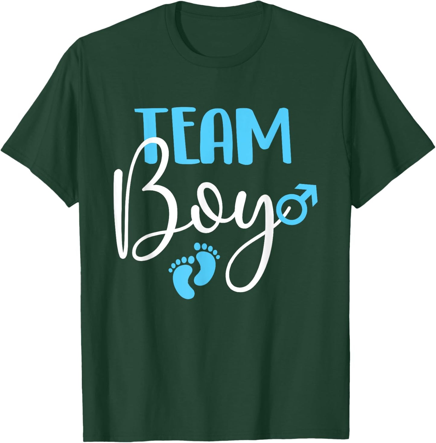 Team Boy - Gender Reveal Party Baby Shower Pregnancy T-Shirt - T-Shirt | Forest