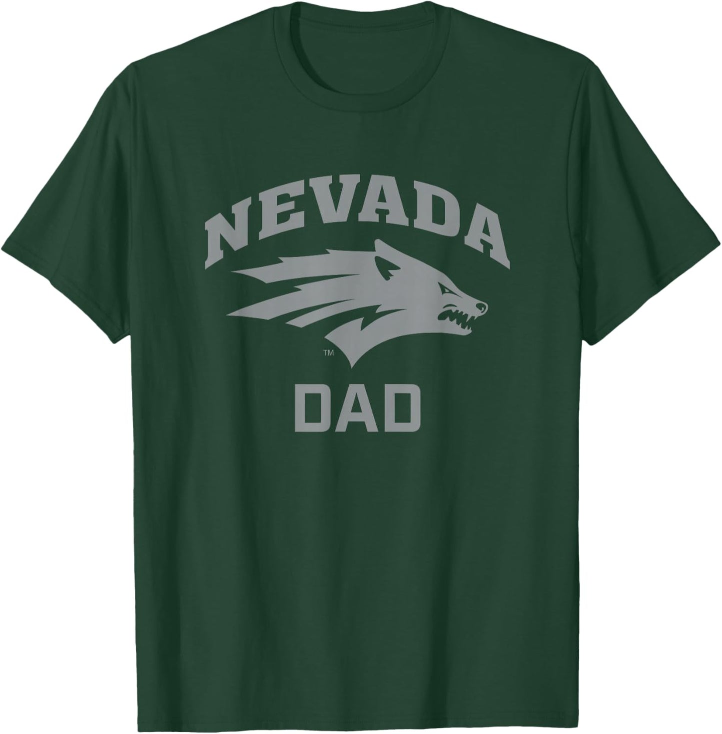 University of Nevada Reno Wolf Pack Arched Dad T-Shirt - T-Shirt | Forest