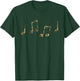 Camo Musician Camouflage Music Notes Camo Music Teacher T-Shirt - T-Shirt | Forest