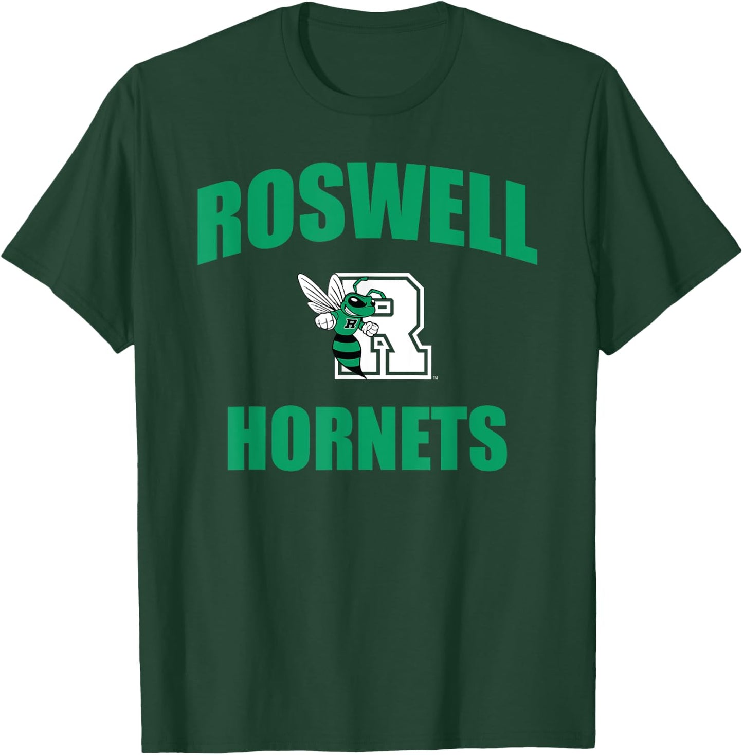 Roswell High School Hornets T-Shirt - T-Shirt | Forest
