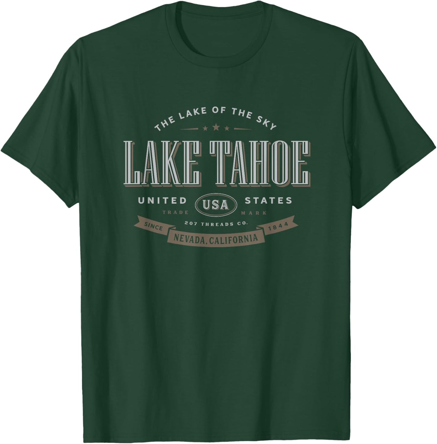 Lake Tahoe Vacation Souvenir T-Shirt - T-Shirt | Forest