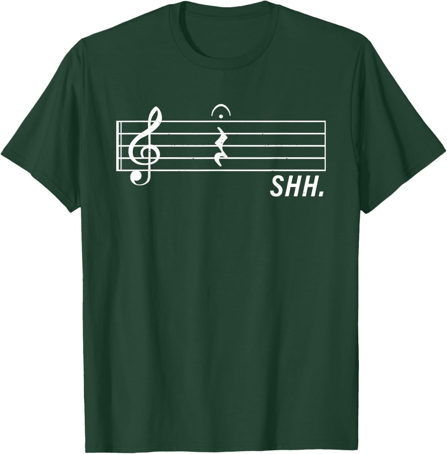 Music Art Women Musical Note Musician Music Teacher T-Shirt - T-Shirt | Forest