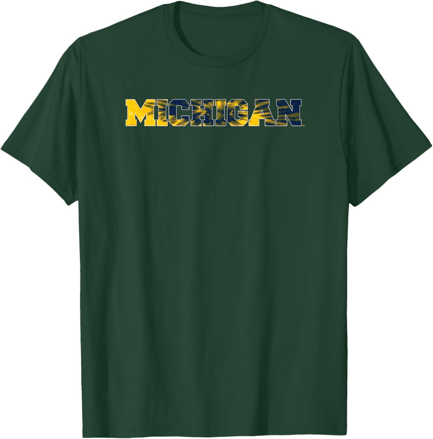 University of Michigan Wolverines U of M Tie-Dye T-Shirt - T-Shirt | Forest