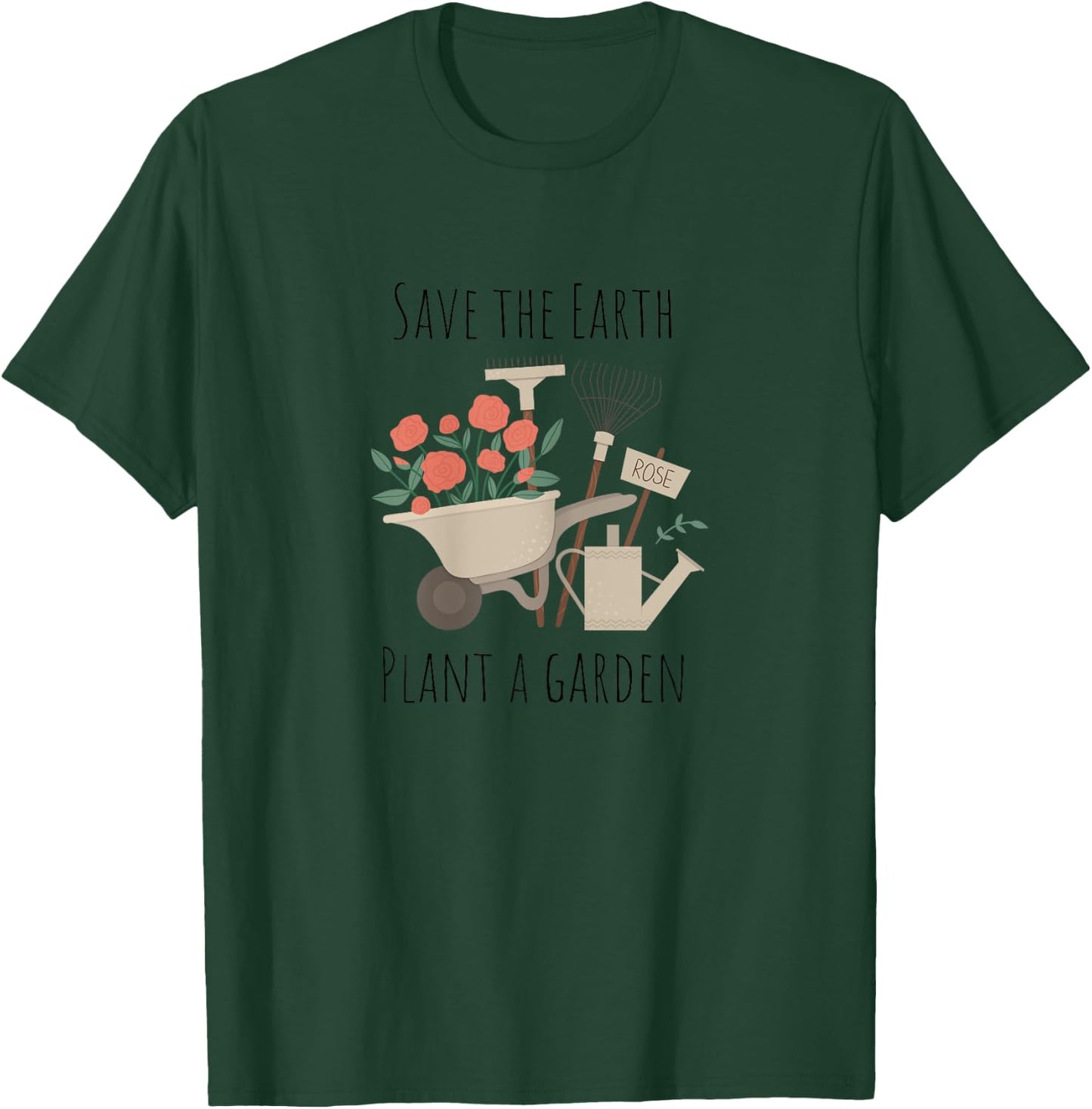 Earth Day Save The Earth Gardening T-Shirt - T-Shirt | Forest