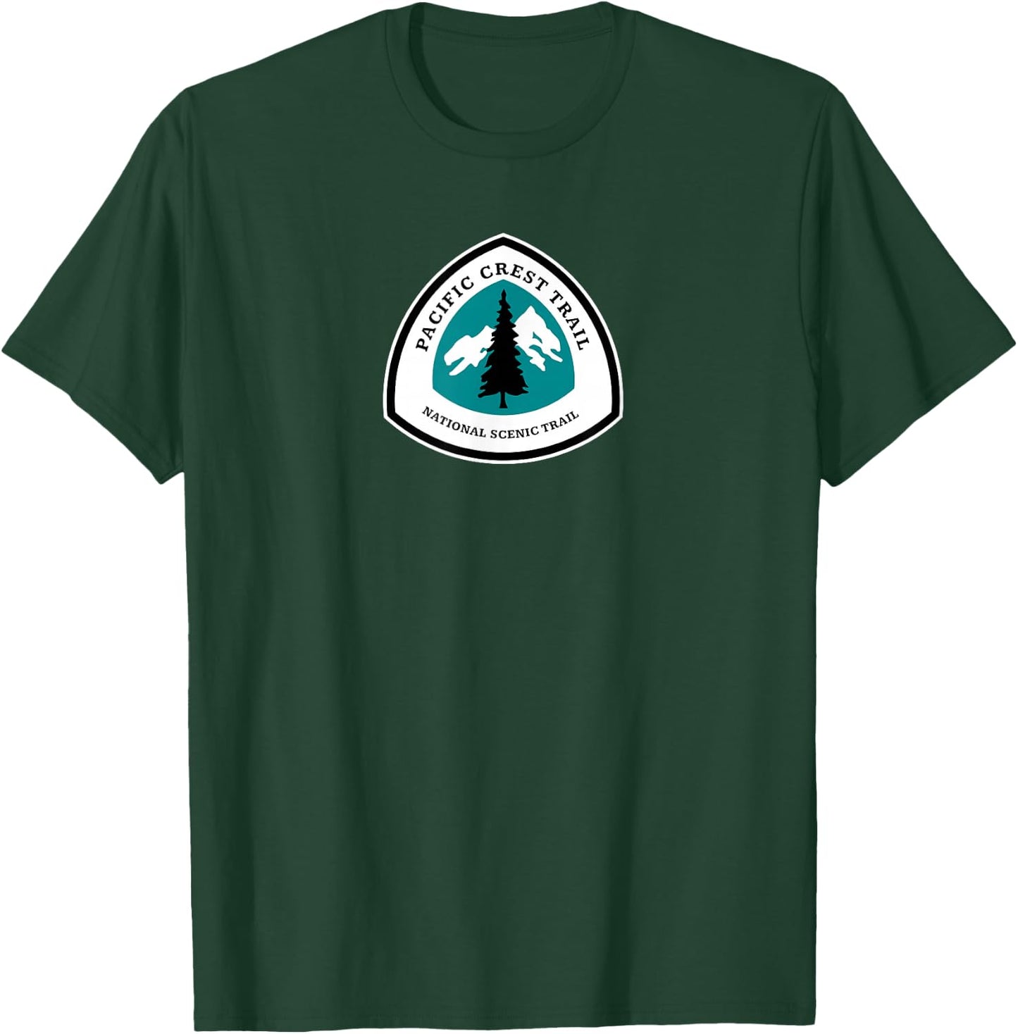 Pacific Crest Trail National Scenic Trail Sign T-Shirt - T-Shirt | Forest