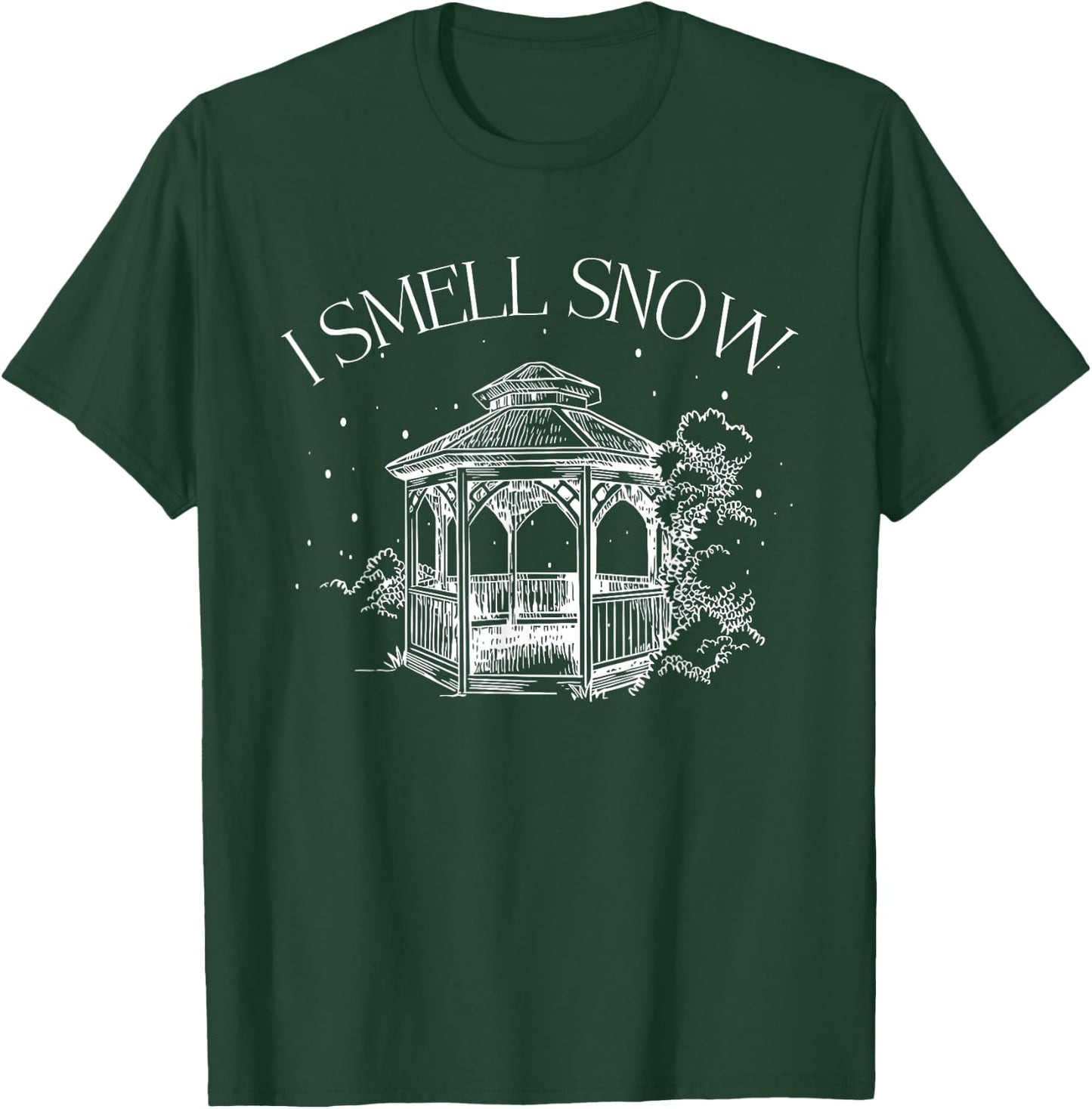 I Smell Snow Adult Joke Quote T-Shirt - T-Shirt | Forest