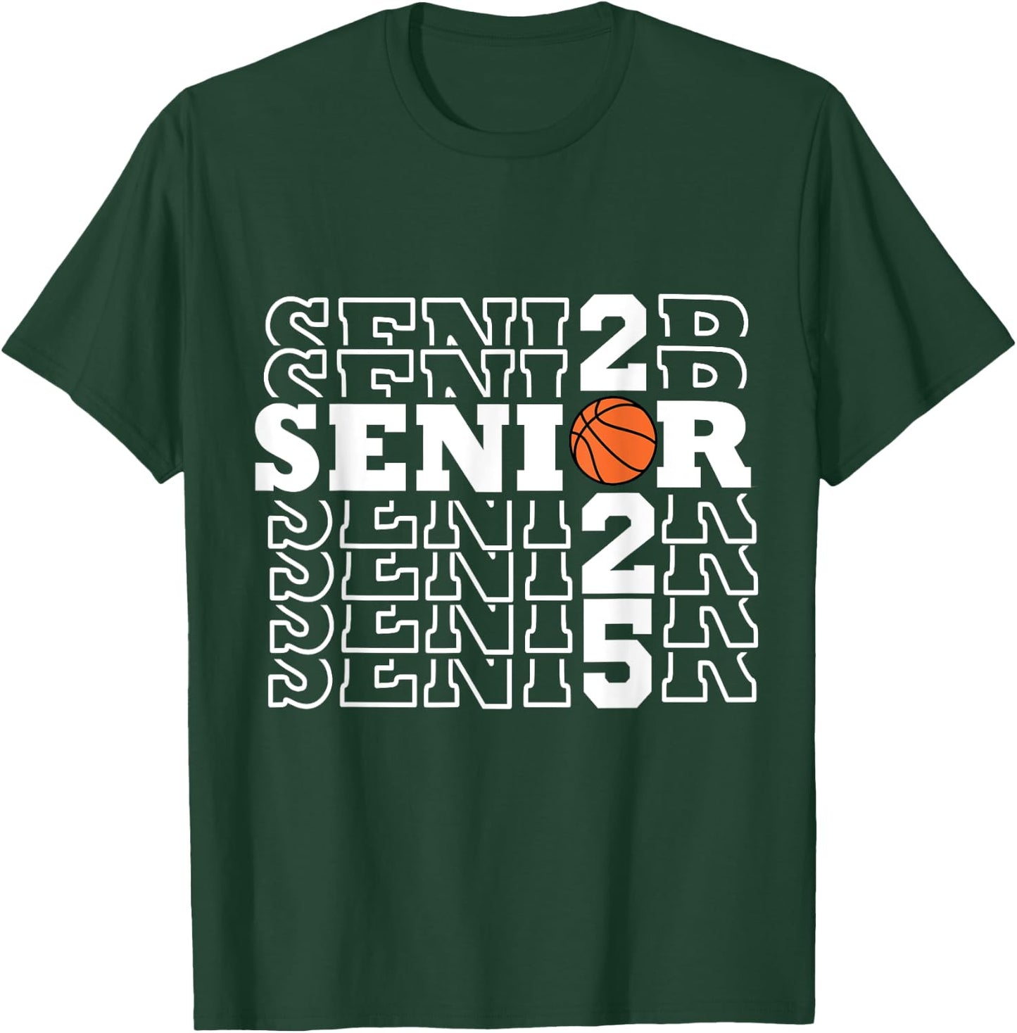 Senior 2025 basketball team class of 25 boys girls T-Shirt - T-Shirt | Forest