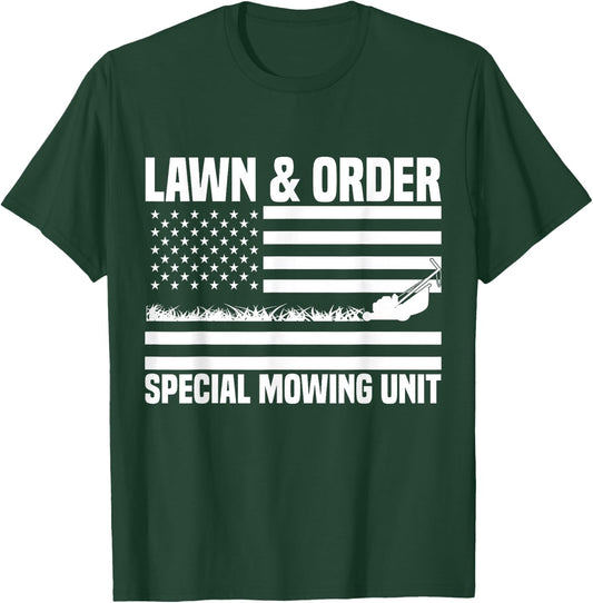 Lawn and order special mowing unit lawn mowing T-Shirt - T-Shirt | Forest
