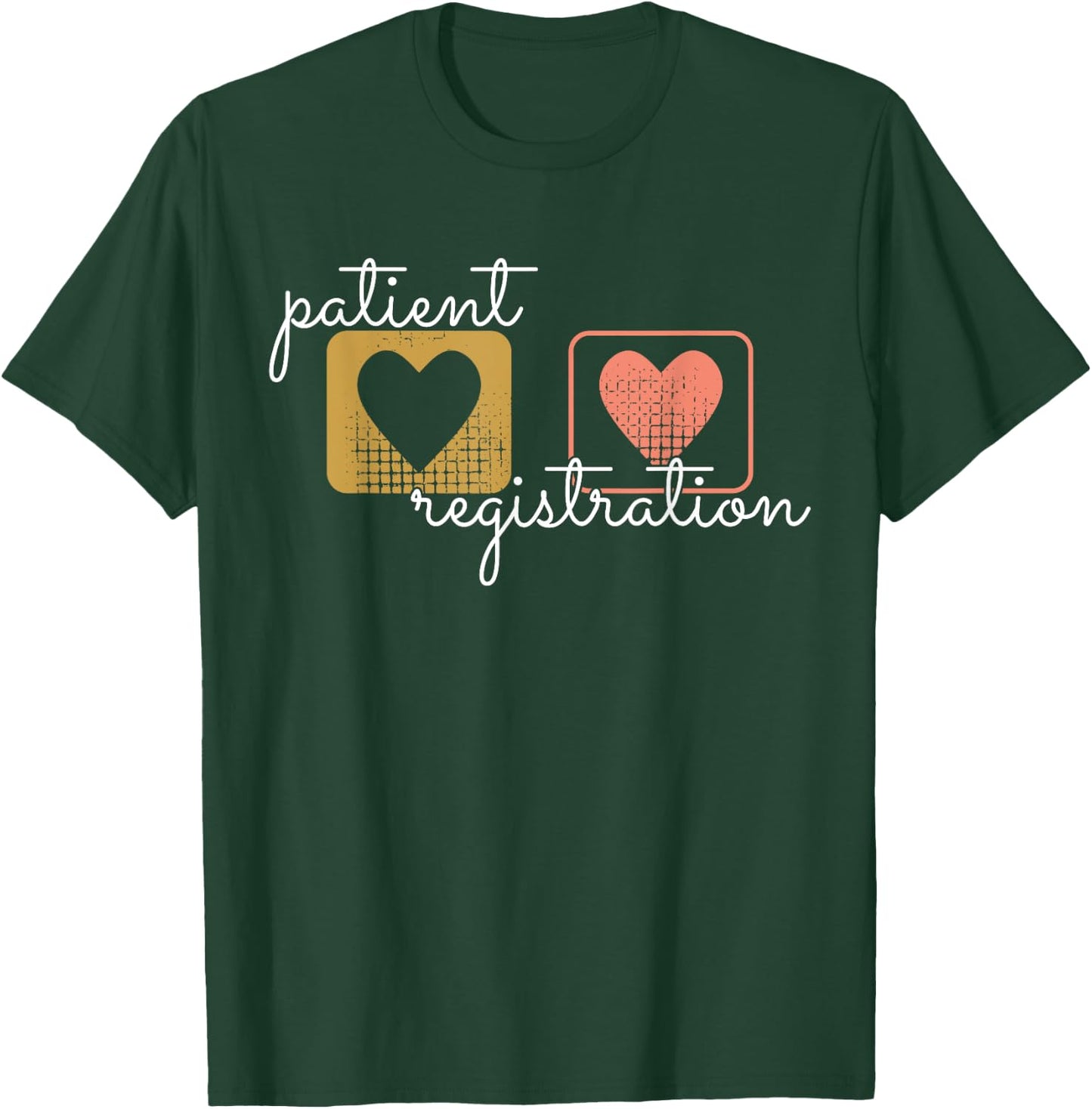 Patient Registration ER Registrar Emergency Department Nurse T-Shirt - T-Shirt | Forest