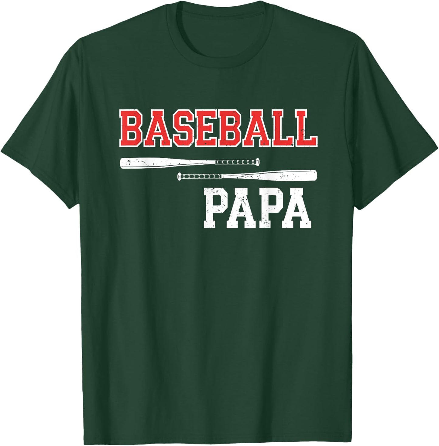 Baseball Papa Grandpa Grandson Games T-Shirt - T-Shirt | Forest