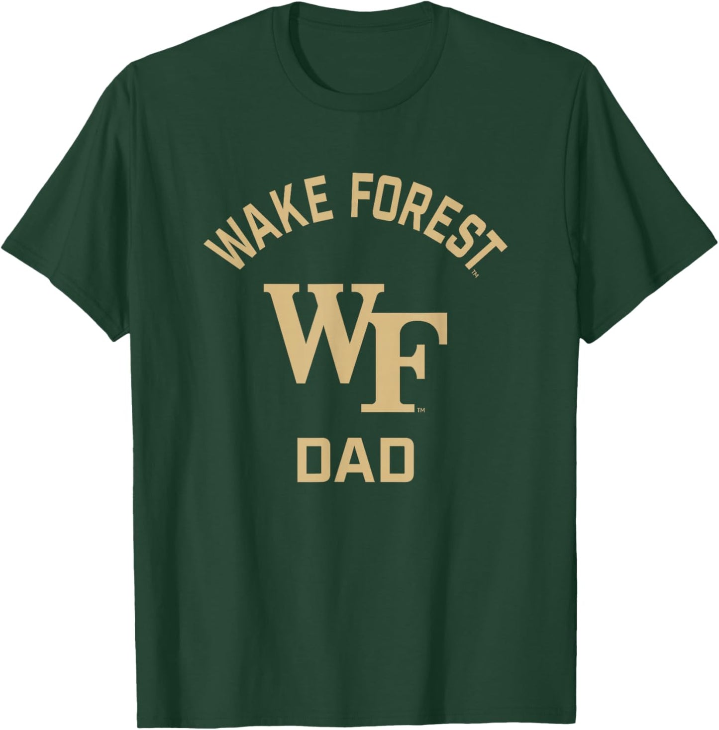 Wake Forest Demon Deacons Arched Dad T-Shirt - T-Shirt | Forest