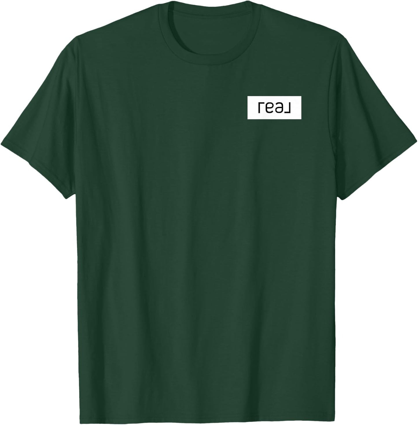 Real Broker Solid White Logo T-Shirt - T-Shirt | Forest