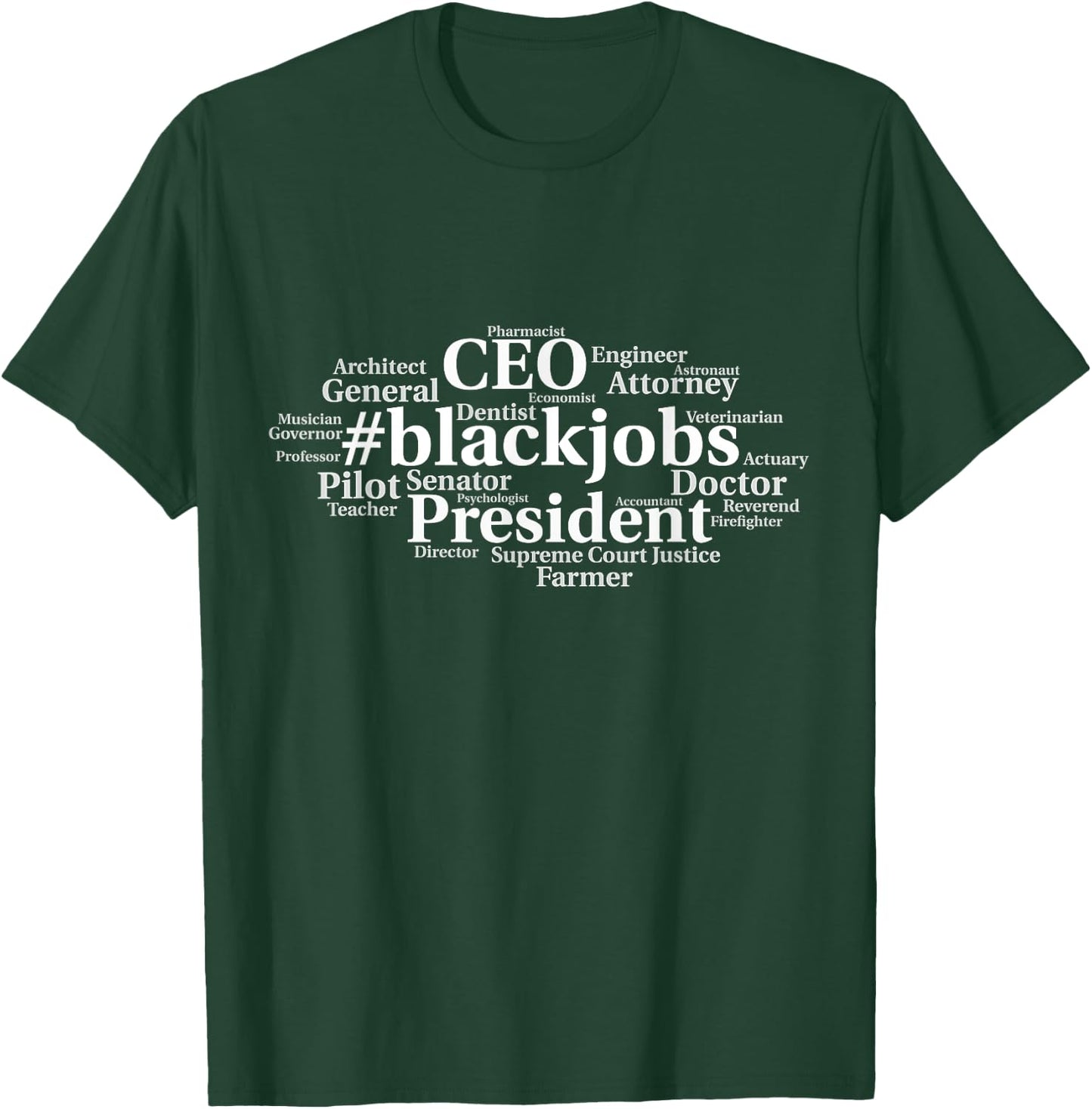 Black Jobs Debate African American President CEO Graphic T-Shirt - T-Shirt | Forest