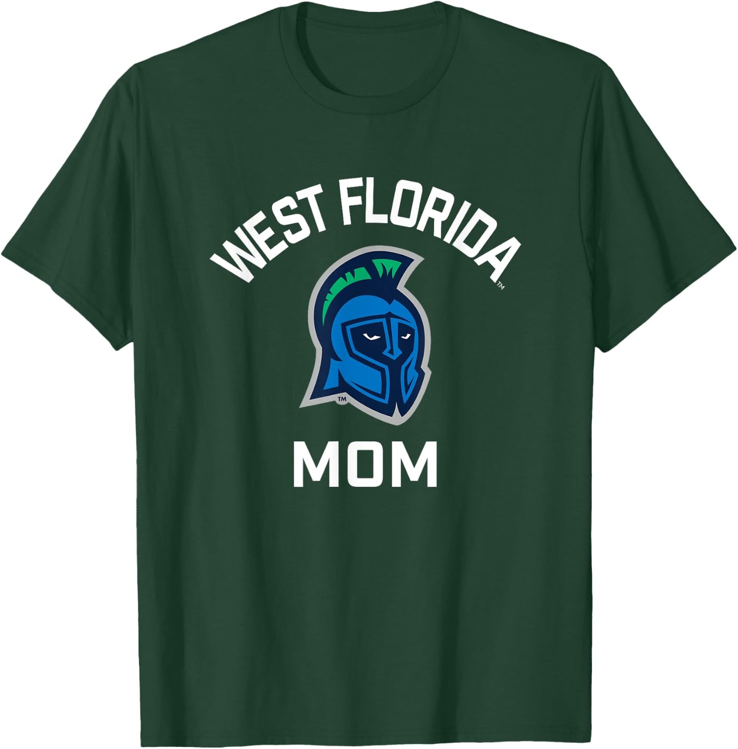 University of West Florida UWF Argonauts Arched Mom T-Shirt - T-Shirt | Forest