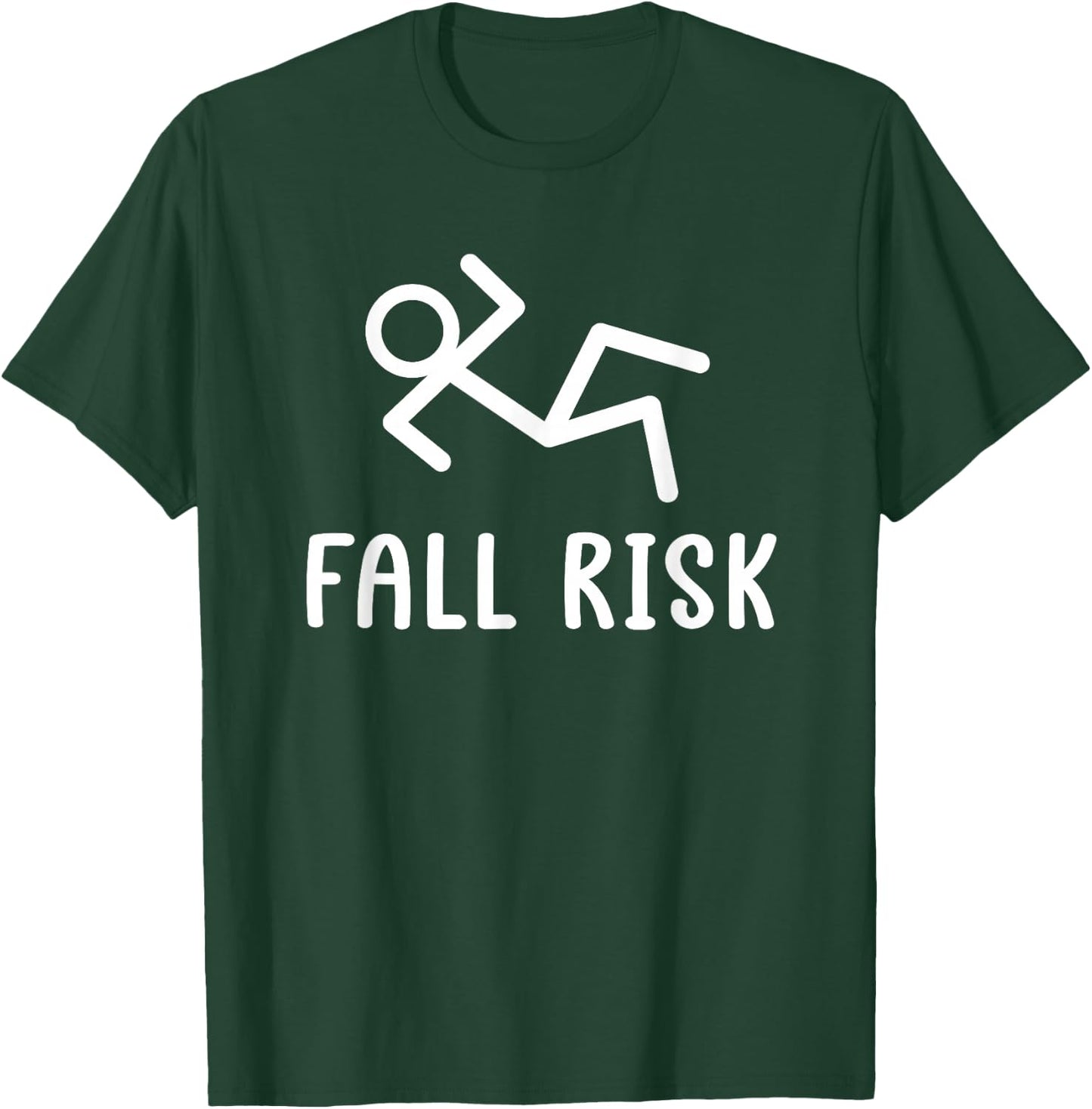 Stick Stunts Fall Hazard Apparel Fall Risk Black Adults & Kids Small Short Sleeve T-Shirt - T-Shirt | Forest