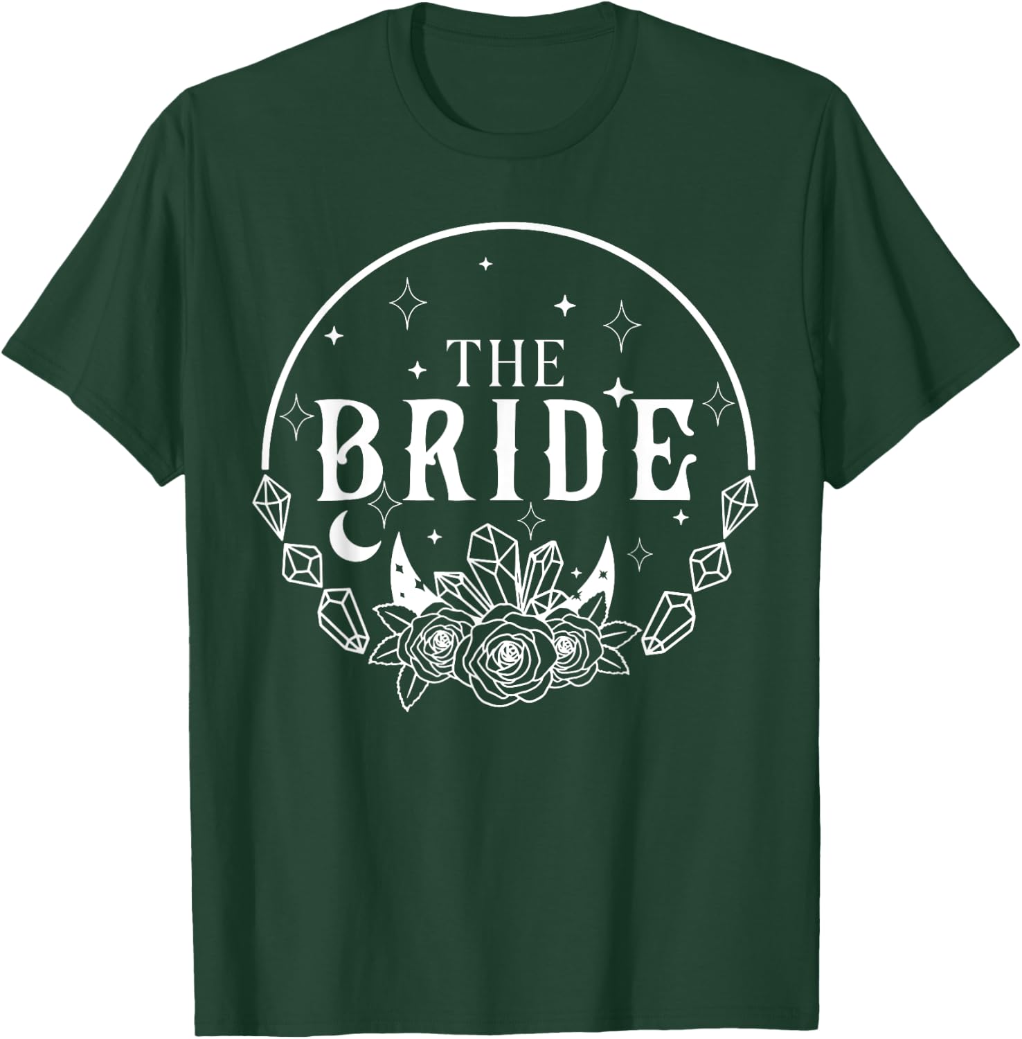 The Bride Coven Gothic Bachelorette Bach Party Matching T-Shirt - T-Shirt | Forest