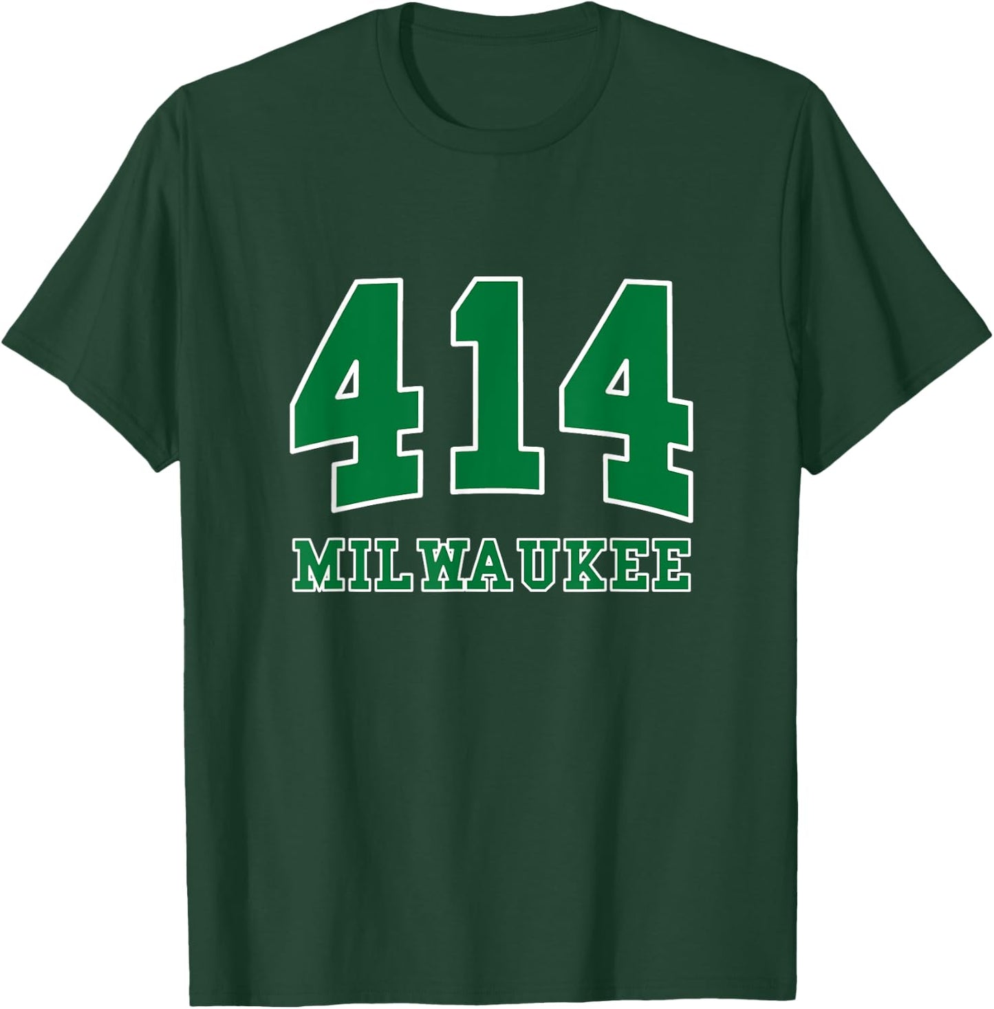 Milwaukee Area Code 414 - Hometown Pride - Classic T-Shirt - T-Shirt | Forest