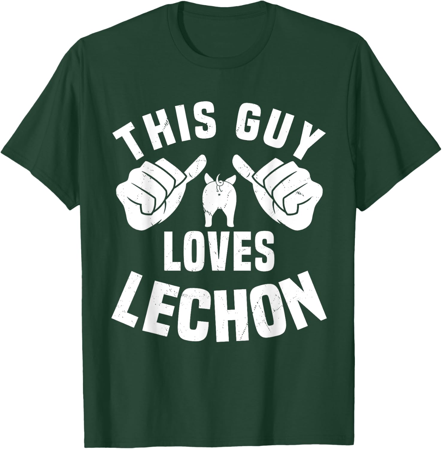 This Guy Loves Lechon Funny Filipino Food Roasted Pork Lover T-Shirt - T-Shirt | Forest