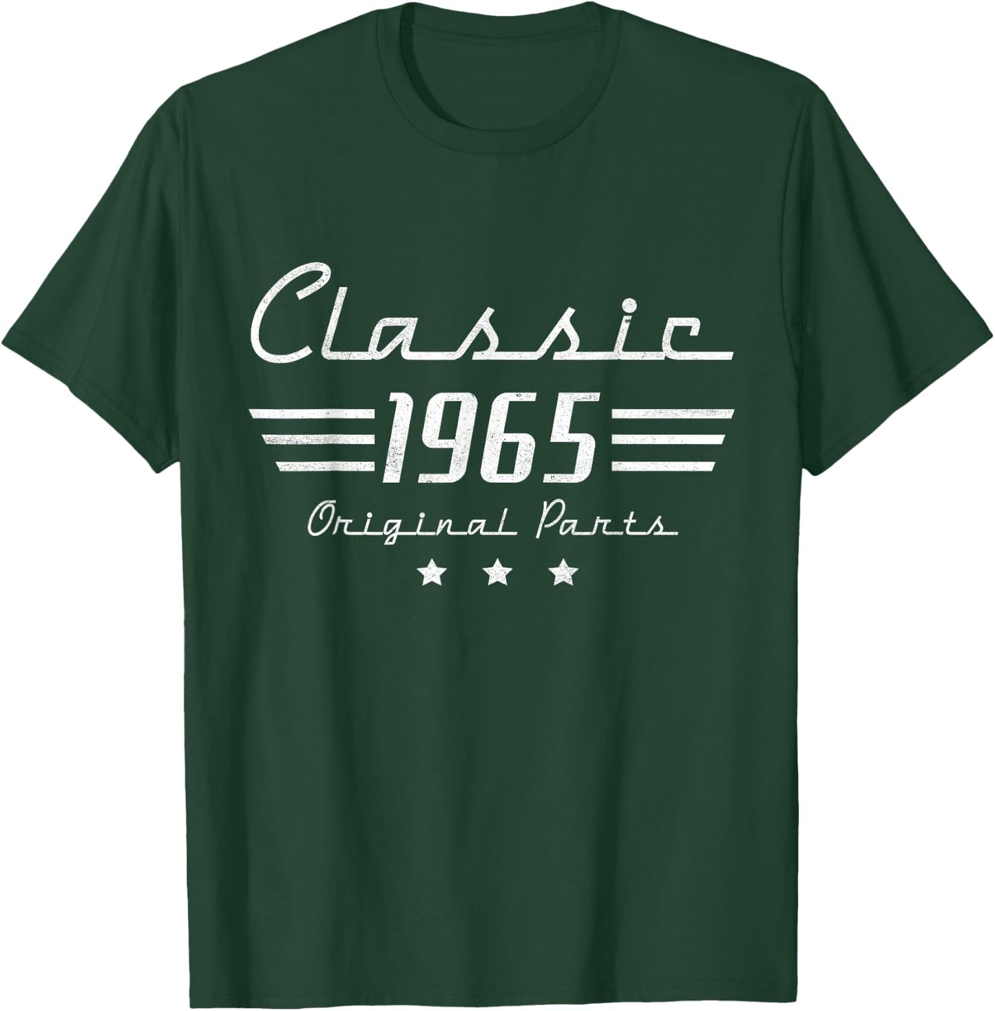 60 Year Old Vintage Classic Car 1965 60th Birthday Gifts Men T-Shirt - T-Shirt | Forest