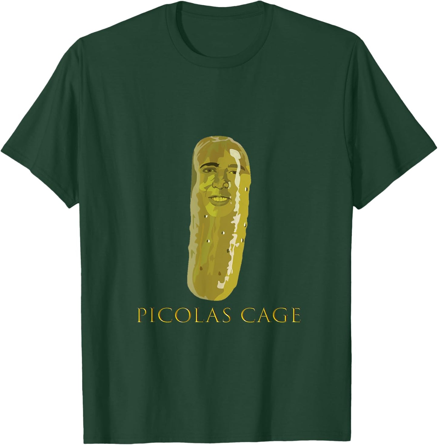 Picolas Cage Funny T-Shirt - T-Shirt | Forest