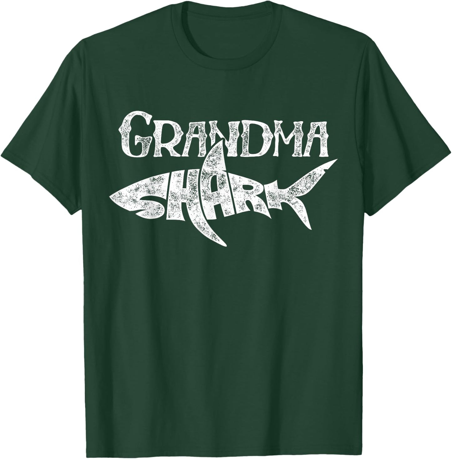 Grandma Shark T Shirt Family Matching Women Jawsome Gift T-Shirt - T-Shirt | Forest