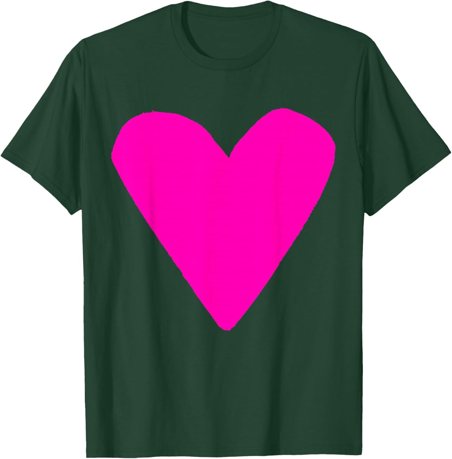 Pink Heart Purple T-Shirt - T-Shirt | Forest