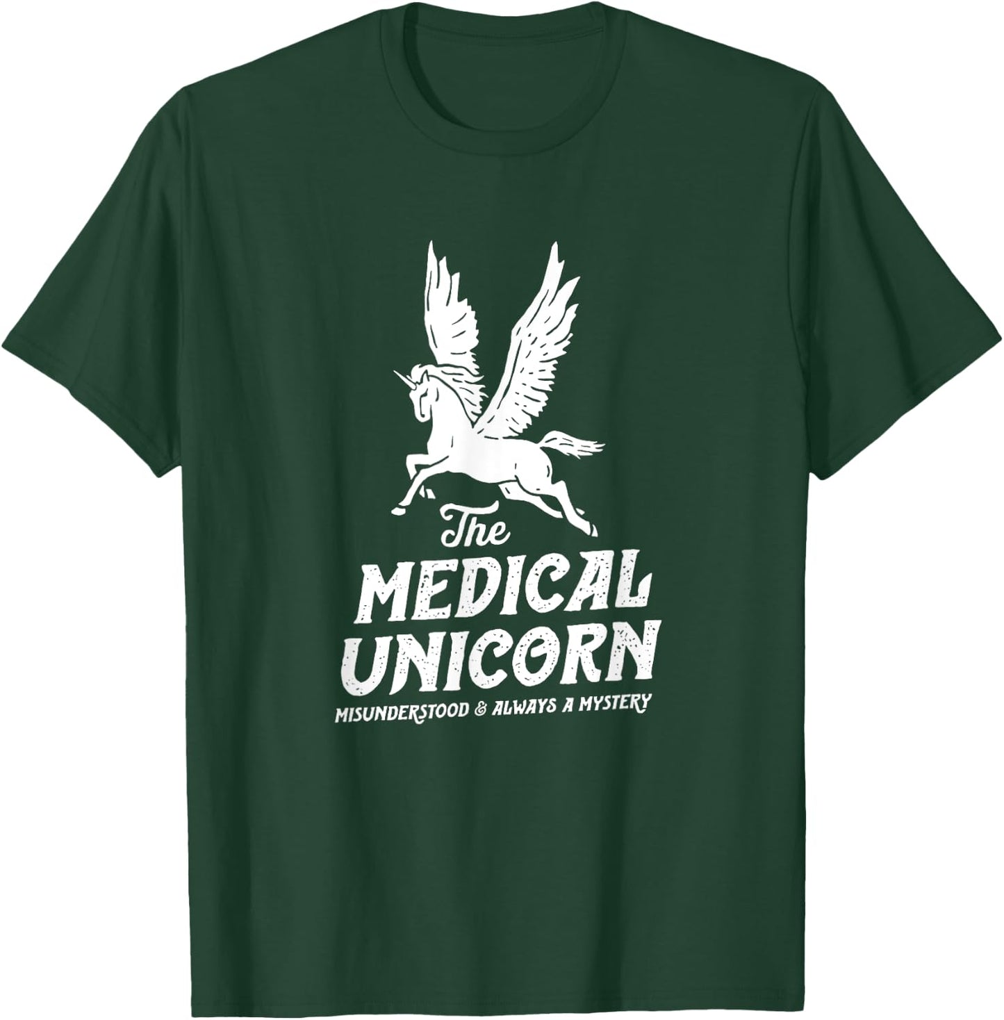 The Medical Unicorn Always A Mystery Rare Disease Awareness T-Shirt - T-Shirt | Forest