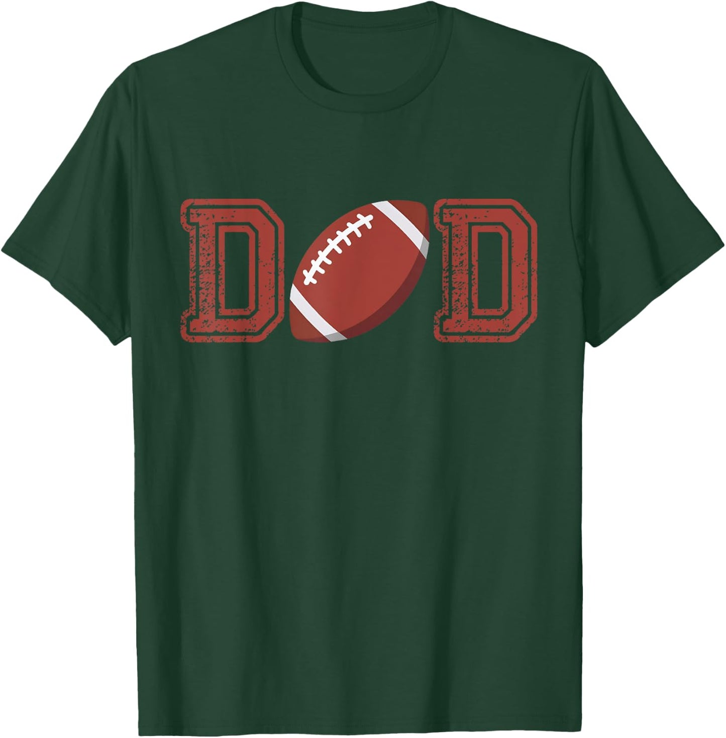 Dad Of The Birthday Boy Football Player Matching Family T-Shirt - T-Shirt | Forest